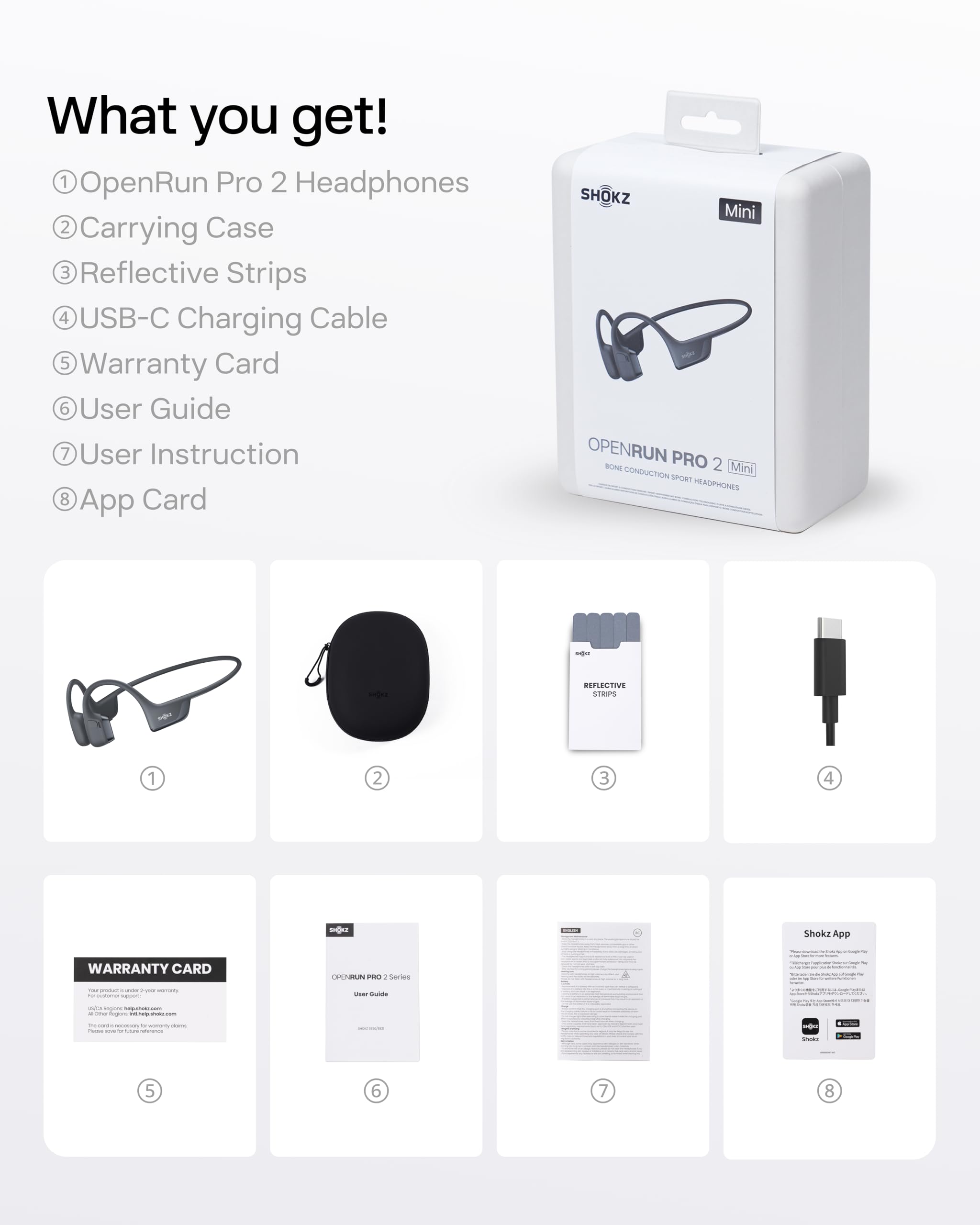 SHOKZ OpenRun Pro 2 - Bone Conduction Headphones