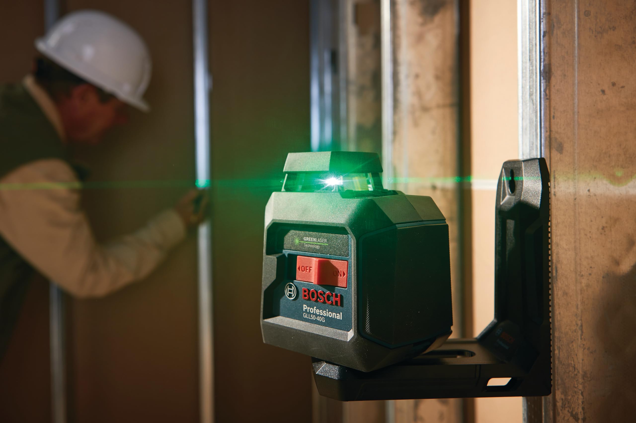 GLL50-40G جهاز ليزر بخطوط متقاطعة بزاوية 360 درجة مع ميزة الضبط التلقائي للمستوى
